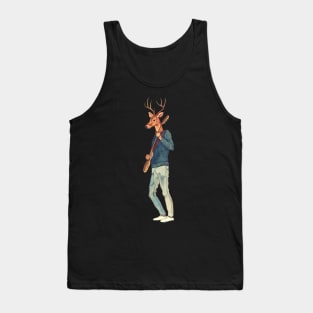 The deer with the guitar Tank Top